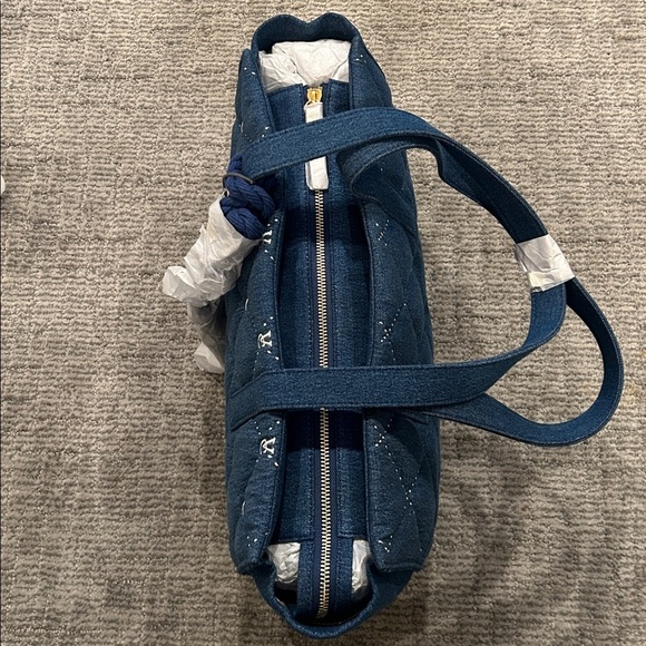 Vince Camuto Barry Denim Tote Bag - Picture 4 of 5